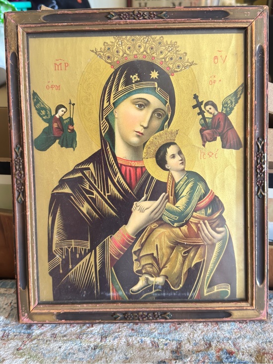 Catholic Other - Maria De Perpetuo Succursu Icon Our Lady of Perpetual Help L. Salomone Roma 9x11